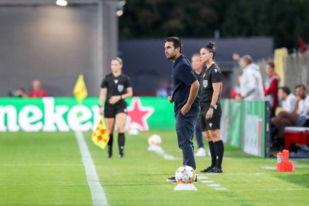 IPA89150020 - Roma vs. Barcelona during the AS Roma vs. FC Barcelona, Barca UEFA Champions League Women s soccer match in Rome, Italy, September 30, 2026  Copyright: xLuigixMariani IPAxSportx xx IPA89150020