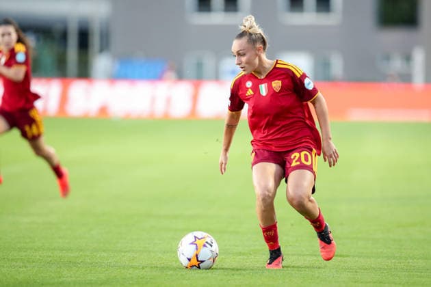 IPA89150023 - Roma vs. Barcelona during the AS Roma vs. FC Barcelona, Barca UEFA Champions League Women s soccer match in Rome, Italy, on September 30, 2026  Copyright: xLuigixMariani IPAxSportx xx IPA89150023