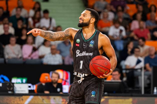 BKT EuroCup Ratiopharm Ulm vs. Balkan Botevgrad September 30, 2026 Ulm, GERMANY September 30, 2026 Darnell Antonio Edge, Balkan Botevgrad, 1 during the game between Ratiopharm Ulm and Balkan Botevgrad on Matchday 1 of the BKT EuroCup at the ratiopharm Arena Ulm Copyright: xBEAUTIFULxSPORTS Steinx