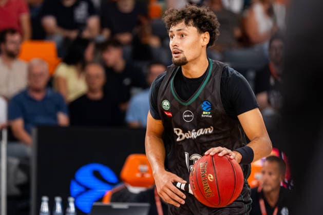 BKT EuroCup: Ratiopharm Ulm vs. Balkan Botevgrad, September 30, 2026, Ulm, GERMANY September 30, 2026 Javante Latrell McCoy Balkan Botevgrad, 13, during the game between Ratiopharm Ulm and Balkan Botevgrad on Matchday 1 of the BKT EuroCup at the ratiopharm Arena Ulm Copyright: xBEAUTIFULxSPORTS Steinx