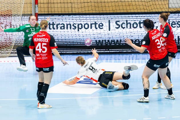 September 30, 2026, GER, Handball, Women, 2026–2027 Season, DHB Cup, Round 2 (Round of 16), Thüringer HC vs. HSG Blomberg Lippe, Nieke Kuehne, HSG Blomberg Lippe, 99947 Bad Langensalza, Salza, Halle, Sporthalle Mehrz, Thuringia, Germany