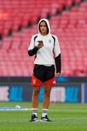 Ariana Schafer seen during UEFA Women™s League game between teams of SL Benfica and Fc Bayern Munchen (Luis Loureiro Ball Raw Images) Lisboa Estadio da Luz Portugal Copyright: xLuisxLoureirox lloureiroSlbwBayernW-1225