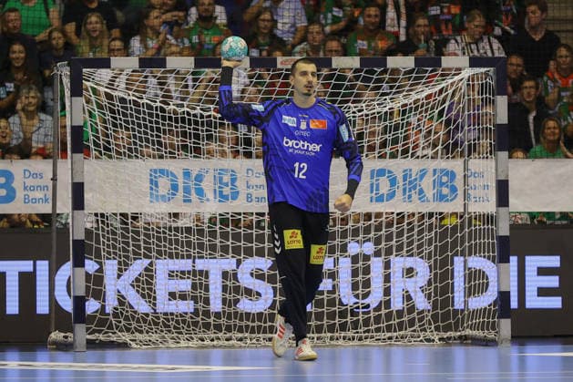 September 30, 2026, xgox, Opel HBL Handball, SC Magdeburg vs. THW Kiel emspor, from left: Matej Mandic (Magdeburg), 12 (Magdeburg)