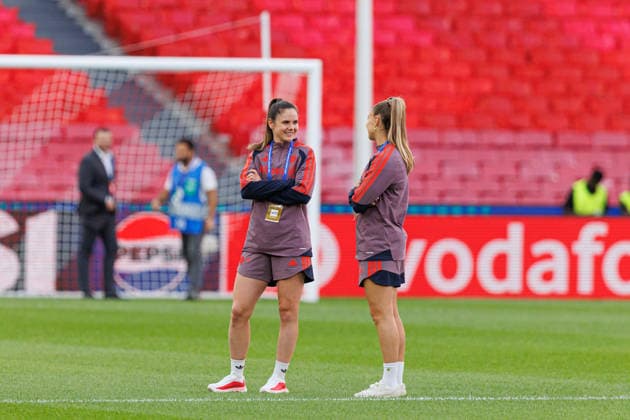 Sarah Mattner-Trembleau seen during UEFA Women™s League game between teams of SL Benfica and Fc Bayern Munchen (Luis Loureiro Ball Raw Images) Lisboa Estadio da Luz Portugal Copyright: xLuisxLoureirox lloureiroSlbwBayernW-1076