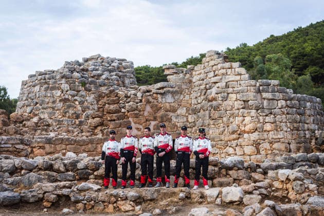 AUTO - WRC, Motorsport Rallye, WM - RALLY ITALIA SARDEGNA 2026 EVANS Elfyn, MARTIN Scott, TOYOTA GR Yaris Rally1, portrait, SOLBERG Oliver, EDMONDSON Elliott, TOYOTA GR Yaris Rally1, portrait, PAJARI Sami, SALMINEN Marko, TOYOTA GR Yaris Rally1, portrait during the 2026 Rally Italia Sardegna, 13th round of the 2026 WRC World Rally Car Championship, from October 1 to 4, 2026 at Alghero, Italy - AlgheroItaly Copyright: xNikosxKatikisx