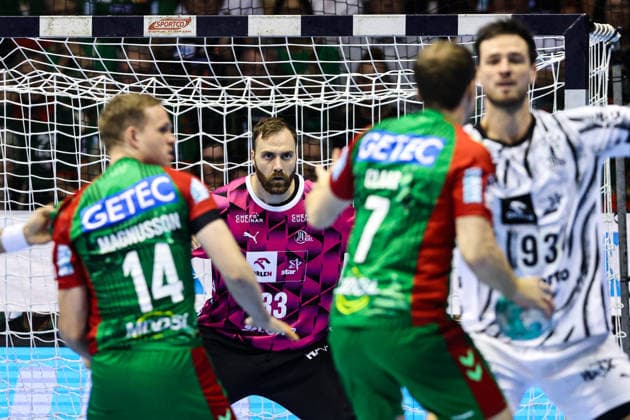 Goalkeeper Andreas Wolff of THW Kiel, 33rd Handball Bundesliga season 2026–2027: SC Magdeburg vs. THW Kiel at the GETEC Arena in Magdeburg; action, handball, Germany, September 30, 2026