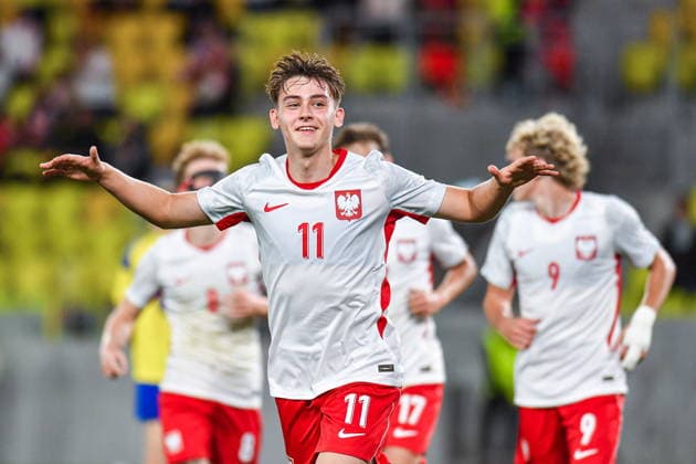 2026.09.30 Katowice Pilka nozna Reprezentacja Polski U21, U 21 Eliminacje Mistrzostw Europy U-21 Sezon 2026 2027 Polska U-21 - Szwecja U-21 N z Bartosz Mazurek, radosc, radosc po golu, radosc po bramce Foto Marcin Bulanda PressFocus 2026.09.30 Katowice Football Polish national team, Nationalteam U21 UEFA EURO, EM, Europameisterschaft,Fussball 2027 Qualifying Season 2026 2027 Polska U-21 - Szwecja U-21 Bartosz Mazurek, radosc, radosc po golu, radosc po bramce Credit: Marcin Bulanda PressFocus NEWSPIX.PL --- newspix.pl