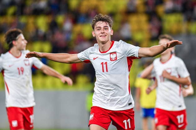 2026.09.30 Katowice Pilka nozna Reprezentacja Polski U21, U 21 Eliminacje Mistrzostw Europy U-21 Sezon 2026 2027 Polska U-21 - Szwecja U-21 N z Bartosz Mazurek, radosc, radosc po golu, radosc po bramce Foto Marcin Bulanda PressFocus 2026.09.30 Katowice Football Polish national team, Nationalteam U21 UEFA EURO, EM, Europameisterschaft,Fussball 2027 Qualifying Season 2026 2027 Polska U-21 - Szwecja U-21 Bartosz Mazurek, radosc, radosc po golu, radosc po bramce Credit: Marcin Bulanda PressFocus NEWSPIX.PL --- newspix.pl