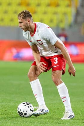 30.09.2026, Katowice Mecz eliminacji do Mlodziezowych Mistrzostw Europy Polska - Szwecja - Football Euro U21, U 21 - qualifications Match Poland - Sweden Nz. Michal Gurgul Fot. Michal Chwieduk Arena Akcji NEWSPIX.PL --- newspix.pl 