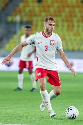 30.09.2026, Katowice Mecz eliminacji do Mlodziezowych Mistrzostw Europy Polska - Szwecja - Football Euro U21, U 21 - qualifications Match Poland - Sweden Nz. Michal Gurgul Fot. Michal Chwieduk Arena Akcji NEWSPIX.PL --- newspix.pl 