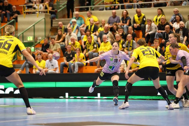 GER, BVB Borussia Dortmund Handball vs. SV Union Halle Neustadt, Handball, DHB Women s Cup, 2026–2027 Season, September 30, 2026, Viktoria Marksteiner SV Union Halle Neustadt GER, BVB Borussia Dortmund Handball vs. SV Union Halle Neustadt, Handball, DHB Women’s Cup, 2026–2027 Season, September 30, 2026, Dortmund Copyright: xEibner-Pressefoto JavadxMohammadpourx EP_JMR