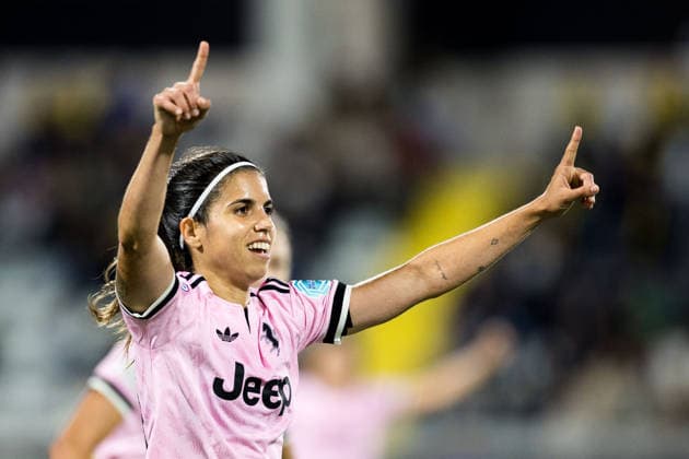 September 30, 2026: Alba Redondo of Juventus celebrates after scoring the 0-3 goal during the Women’s Champions League soccer match between Häcken and Juventus on September 30, 2026 in Gothenburg. Photo by Michael Erichsen, BILDBYRAN COP 89 MI1032: soccer, football, UEFA Women’s Champions League, Häcken, Juventus, women’s soccer, BBENG, soccer, football, UEFA Women’s Champions League, Häcken, Juventus, women’s soccer, BBENG, celebration Copyright: MICHAELxERICHSEN BB260930MI073