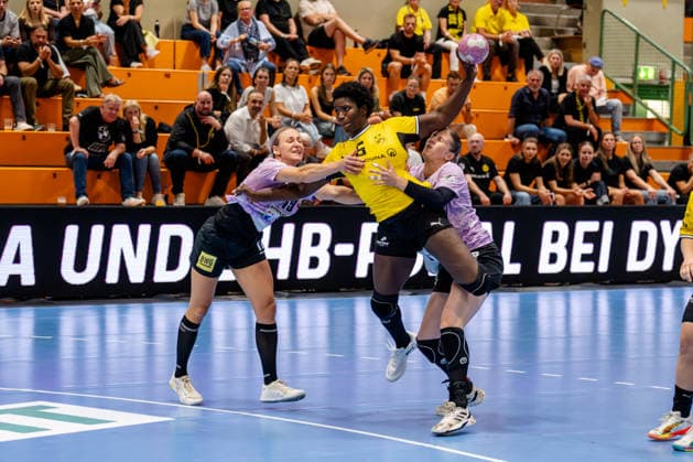 Dortmund, September 30, 2026, Handball, Women s, DHB Cup, 2nd Round, BVB Borussia Dortmund vs. SV Union Halle Neustadt, Laetitia Quist (BVB), 6 goal attempts