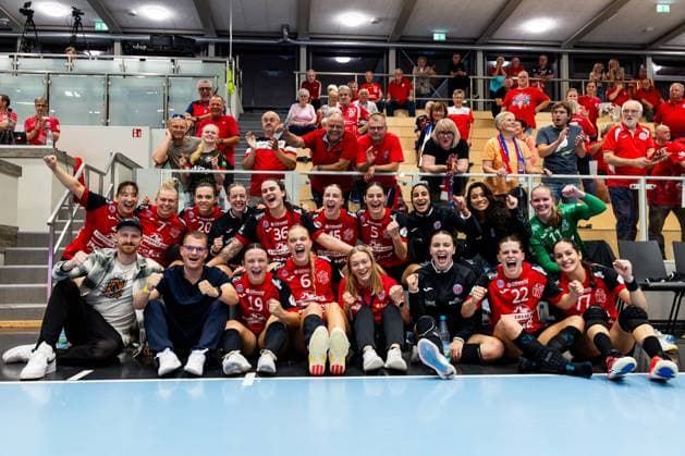 September 30, 2026, GER, Handball, Women, 2026–2027 Season, DHB Cup, Round 2 (Round of 16), Thüringer HC vs. HSG Blomberg Lippe; the Thüringer HC wins the home game against HSG Blomberg Lippe in 99947 Bad Langensalza, Salza, at the Mehrz Sports Hall in Thuringia, Germany
