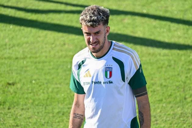 foto IPP lisa guglielmi Coverciano - Firenze 30-09-2026 Raduno della Nazionale di Calcio dell Italia nella foto Matteo Ruggeri (Italia) italy photo press world copyright italy ITALY  Copyright: xR4924_italyphotopressx