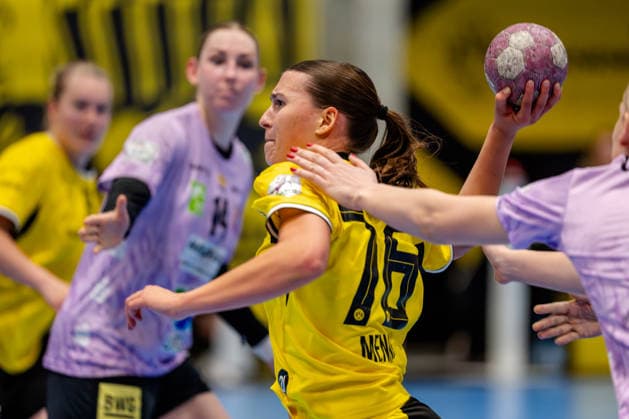 Dortmund, September 30, 2026, Handball, Women s, DHB Cup, 2nd Round, BVB Borussia Dortmund vs. SV Union Halle Neustadt, Felina Menne (BVB), 76 shots on goal