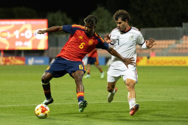 ESP U-20 Spain vs. Mexico during an international U-20 friendly match between Spain and Mexico played at Cerro del Espino Stadium in Majadahonda, Madrid, on September 30, 2026, in Spain Copyright: xAgenciaxLOFx