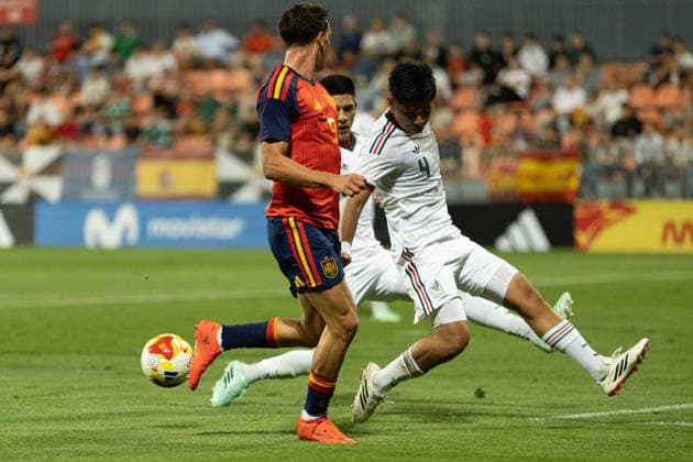 ESP U-20 Spain vs. Mexico during an international U-20 friendly match between Spain and Mexico played at Cerro del Espino Stadium in Majadahonda, Madrid, on September 30, 2026, in Spain Copyright: xAgenciaxLOFx