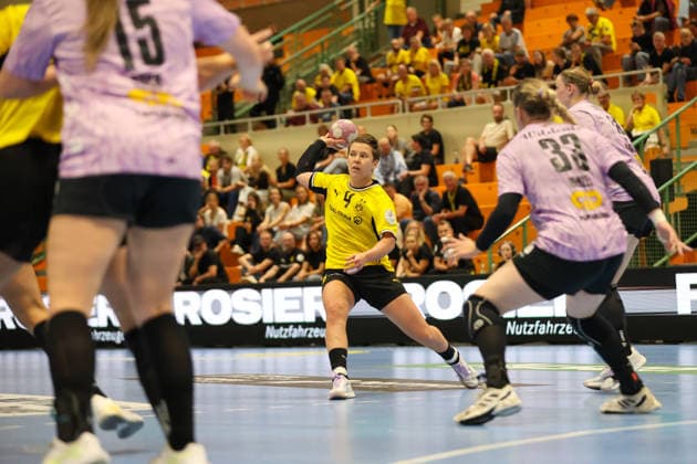 GER, BVB Borussia Dortmund Handball vs. SV Union Halle Neustadt, Handball, DHB Women s Cup, 2026–2027 Season, September 30, 2026, Alina Grijseels, BVB Borussia Dortmund Handball GER, BVB Borussia Dortmund Handball vs. SV Union Halle Neustadt, Handball, DHB Women s Cup, 2026–2027 Season, September 30, 2026, Dortmund Copyright: xEibner-Pressefoto JavadxMohammadpourx EP_JMR