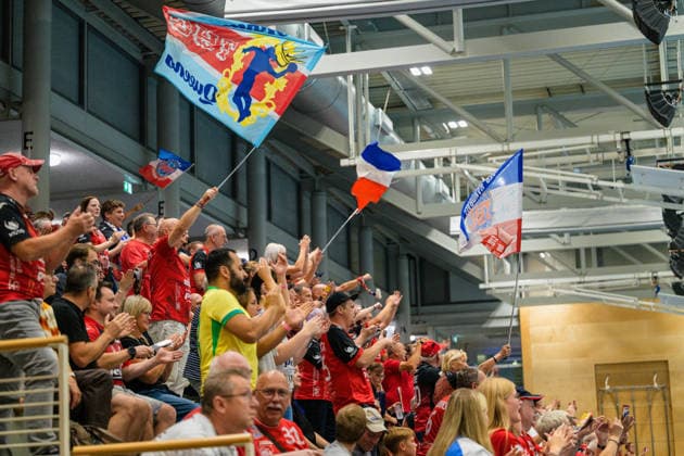 Fans of Thueringer HC GER, Thueringer HC vs. HSG Blomberg Lippe, Handball, DHB Cup, 2026–2027 Season, Round 2, Wednesday, 7:00 p.m., September 30, 2026, Thueringer HC vs. HSG Blomberg Lippe, handball, DHB Cup, 2026–2027 season, Round 2, Wednesday, 7:00 p.m., September 30, 2026, Bad Langensalza Copyright: xMartinxHerbstx