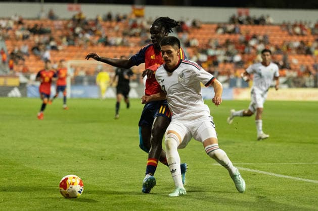 ESP U-20 Spain vs. Mexico during an international U-20 friendly match between Spain and Mexico played at Cerro del Espino Stadium in Majadahonda, Madrid, on September 30, 2026, in Spain Copyright: xx