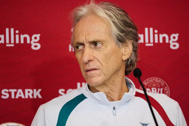 Portugal Training And press conference, PK, Pressekonferenz Jorge Jesus, head coach of Portugal, attends a press conference ahead of the UEFA Nations League 2026 27 Group A4 match against Denmark at Parken Stadium in Copenhagen, Denmark, on September 30, 2026. Copenhagen Denmark  Copyright: xKristianxTuxenxLadegaardxBergx originalFilename:berg-portugal260930_npgZc.jpg