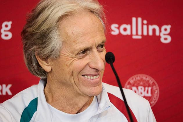 Portugal Training And press conference, PK, Pressekonferenz Jorge Jesus, head coach of Portugal, attends a press conference ahead of the UEFA Nations League 2026 27 Group A4 match against Denmark at Parken Stadium in Copenhagen, Denmark, on September 30, 2026. Copenhagen Denmark  Copyright: xKristianxTuxenxLadegaardxBergx originalFilename:berg-portugal260930_npNQ0.jpg