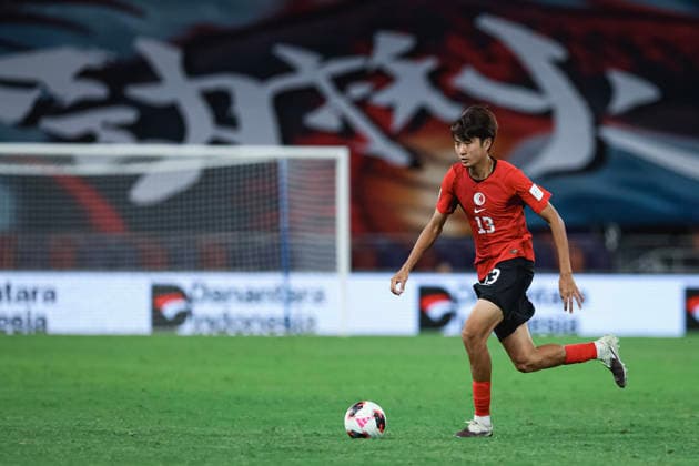 Brunei Darussalam v Hong Kong, China - FIFA ASEAN CUP Division 2 Group A Brunei Darussalam and 13 KAM CHI KIN JASON of Hong Kong, China compete during the FIFA ASEAN Cup 2026 Division 2 Group A match between Brunei Darussalam and Hong Kong, China at Kai Tak Stadium in Hong Kong, China, on September 30, 2026. Hong Kong China  Copyright: xZhichengxQinx originalFilename:qin-fifaasea260930_np7ON.jpg