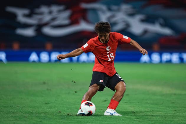 Brunei Darussalam v Hong Kong, China - FIFA ASEAN CUP Division 2 Group A Brunei Darussalam and 15 Chan Yun Tung of Hong Kong, China compete during the FIFA ASEAN Cup 2026 Division 2 Group A match between Brunei Darussalam and Hong Kong, China at Kai Tak Stadium, Hong Kong, China, on September 30, 2026. Hong Kong China  Copyright: xZhichengxQinx originalFilename:qin-fifaasea260930_np7ph.jpg