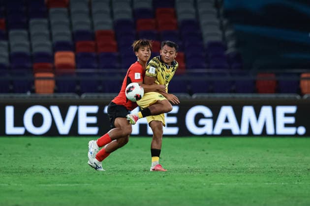 Brunei Darussalam v Hong Kong, China - FIFA ASEAN CUP Division 2 Group A Brunei Darussalam and Hong Kong, China compete during the FIFA ASEAN Cup 2026 Division 2 Group A match at Kai Tak Stadium in Hong Kong, China, on September 30, 2026. Hong Kong China  Copyright: xZhichengxQinx originalFilename:qin-fifaasea260930_npKnc.jpg