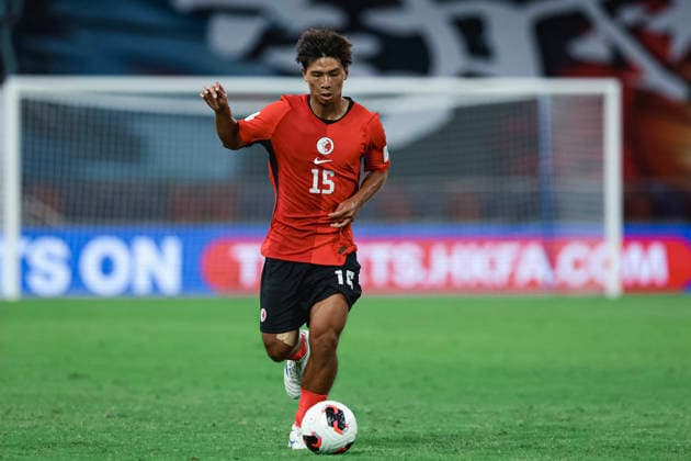 Brunei Darussalam v Hong Kong, China - FIFA ASEAN CUP Division 2 Group A Brunei Darussalam and 15 Chan Yun Tung of Hong Kong, China compete during the FIFA ASEAN Cup 2026 Division 2 Group A match between Brunei Darussalam and Hong Kong, China at Kai Tak Stadium, Hong Kong, China, on September 30, 2026. Hong Kong China  Copyright: xZhichengxQinx originalFilename:qin-fifaasea260930_npPZ5.jpg