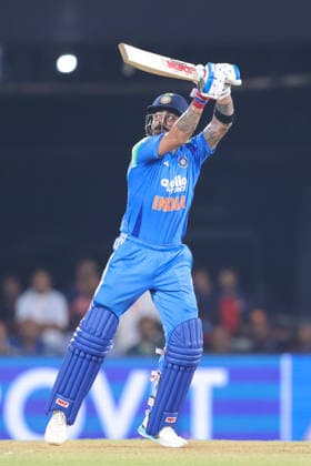 India v West Indies - ODI Series 2026 Virat Kohli of India plays during the second one day international (ODI) cricket match between India and West Indies at Barsapara Cricket Stadium in Guwahati, India, on September 30, 2026. Guwahati Assam India  Copyright: xShubhajitxRoyxKarmakarx originalFilename:roykarmakar-2ndodicr260930_np1nw.jpg