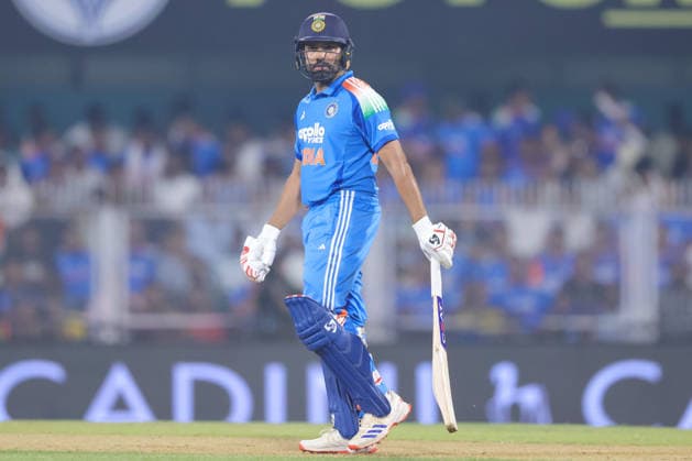 India v West Indies - ODI Series 2026 Rohit Sharma of India reacts during the second one day international (ODI) cricket match between India and West Indies at Barsapara Cricket Stadium in Guwahati, India, on September 30, 2026. Guwahati Assam India  Copyright: xShubhajitxRoyxKarmakarx originalFilename:roykarmakar-2ndodicr260930_npAxs.jpg