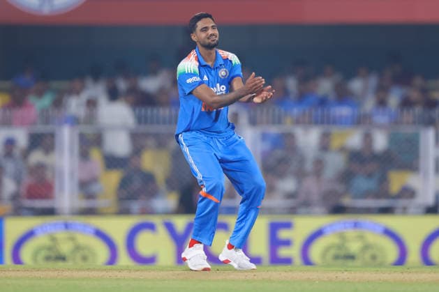 India v West Indies - ODI Series 2026 Gurnoor Brar of India during the second one day international (ODI) cricket match between India and West Indies at Barsapara Cricket Stadium in Guwahati, India, on September 30, 2026. Guwahati Assam India  Copyright: xShubhajitxRoyxKarmakarx originalFilename:roykarmakar-2ndodicr260930_npbKY.jpg