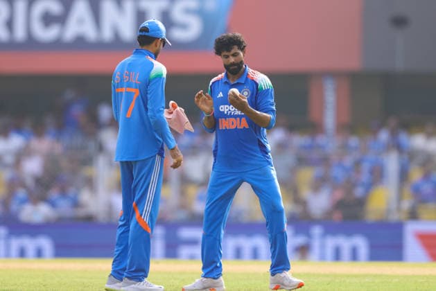 India v West Indies - ODI Series 2026 Ravindra Jadeja of India poses with Shubman Gill, the captain of India, during the second one day international (ODI) cricket match between India and West Indies at Barsapara Cricket Stadium in Guwahati, India, on September 30, 2026. Guwahati Assam India  Copyright: xShubhajitxRoyxKarmakarx originalFilename:roykarmakar-2ndodicr260930_npK9L.jpg