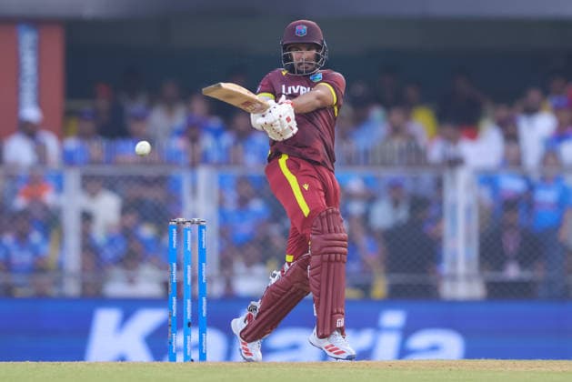 India v West Indies - ODI Series 2026 Amir Jangoo of the West Indies plays during the second one day international (ODI) cricket match between India and the West Indies at the Barsapara Cricket Stadium in Guwahati, India, on September 30, 2026. Guwahati Assam India  Copyright: xShubhajitxRoyxKarmakarx originalFilename:roykarmakar-2ndodicr260930_npn06.jpg