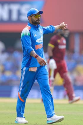 India v West Indies - ODI Series 2026 Virat Kohli of India during the second one day international (ODI) cricket match between India and West Indies at Barsapara Cricket Stadium in Guwahati, India, on September 30, 2026. Guwahati Assam India  Copyright: xShubhajitxRoyxKarmakarx originalFilename:roykarmakar-2ndodicr260930_npv7l.jpg