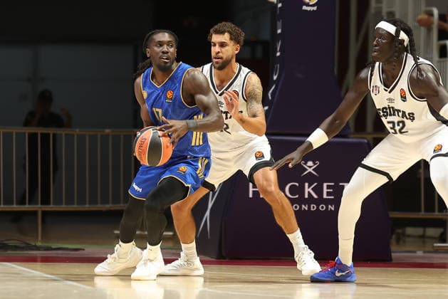 MACCABI vs BESIKTAS KEATON WALLACE, basketball player of Maccabi Tel Aviv, during the match against Besiktas, at Aleksandar Nikolic Arena. Belgrade, 30.09.2026. photo: Ivica Veselinov MN Press BASKETBALL, EUROLEAGUE, MACCABI, BESIKTAS Belgrade Arena Aleksandar Nikolic Serbia Copyright: xMNxPressx