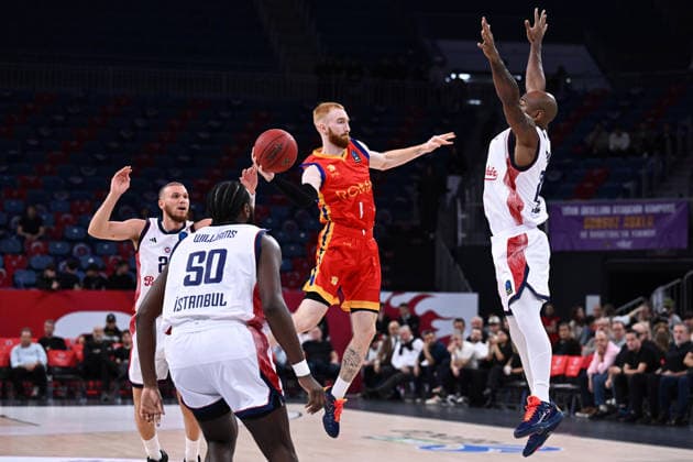 Niccol˜ Mannion Bahcesehir - BC Roma BKT EuroCup 2026-2027 Istanbul, 30 09 2026 Foto G. Masi Ciamillo-Castoria Istanbul Sinan Erdem Sports Hall  Copyright: xGennaroxMasix