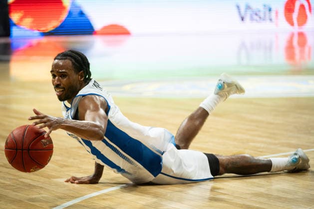 La Laguna Tenerife v Turk Telekom - BKT EuroCup SAN CRISTOBAL DE LA LAGUNA, SPAIN - SEPTEMBER 30: Jerrick Harding of Turk Telekom in action during EuroCup basketball match between La Laguna Tenerife and Turk Telekom at Santiago Martín in San Cristobal de la Laguna, Canary Islands, Spain on September 30, 2026. Andres Gutierrez Anadolu Canary Islands Spain. Editorial use only. Please get in touch for any other usage.  Copyright: x2026xAnadoluxAndresxGutierrezx
