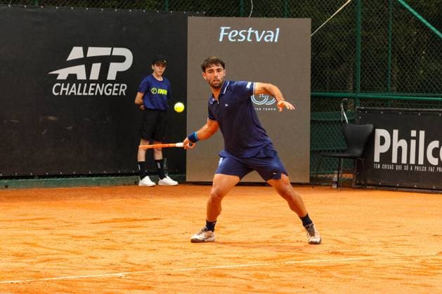 RECORD DATE NOT STATED Andrade da Silva (Brazil) vs. Olivieri (Argentina) at the ATP, Tennis Herren Challenger Curitiba Curitiba (PR), 09 30 2026 - ATP Challenger Curitiba Andrade da Silva Olivieri - Tennis player Genaro Alberto Olivieri (ARG) against Lucas Andrade da Silva (BRA) for the ATP Challenger in Curitiba, at the Graciosa Country Club on the morning of Wednesday, September 30, 2026.(Foto: Edson De Souza Thenews2 imago images) SPO  Copyright: xEdsonxDexSouzax