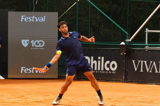 RECORD DATE NOT STATED Andrade da Silva (Brazil) vs. Olivieri (Argentina) at the ATP, Tennis Herren Challenger Curitiba Curitiba (PR), 09 30 2026 - ATP Challenger Curitiba Andrade da Silva Olivieri - Tennis player Genaro Alberto Olivieri (ARG) against Lucas Andrade da Silva (BRA) for the ATP Challenger in Curitiba, at the Graciosa Country Club on the morning of Wednesday, September 30, 2026.(Foto: Edson De Souza Thenews2 imago images) SPO  Copyright: xEdsonxDexSouzax