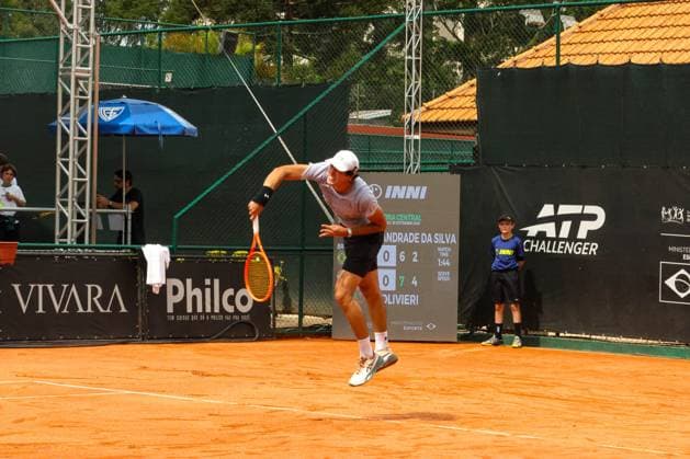 RECORD DATE NOT STATED Andrade da Silva (Brazil) vs. Olivieri (Argentina) at the ATP, Tennis Herren Challenger Curitiba Curitiba (PR), 09 30 2026 - ATP Challenger Curitiba Andrade da Silva Olivieri - Tennis player Lucas Andrade da Silva (BRA) against Genaro Alberto Olivieri (ARG) for the ATP Challenger in Curitiba, at the Graciosa Country Club on the morning of Wednesday, September 30, 2026.(Foto: Edson De Souza Thenews2 imago images) SPO  Copyright: xEdsonxDexSouzax