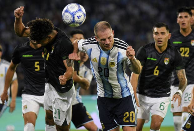 Alexis Mac Allister, Argentina vs. Bolivia. Photo: FOTOBAIRES. Special Friendly Match from Córdoba Copyright: xJuanxJosexGarciaxJuanxJosexGarciax