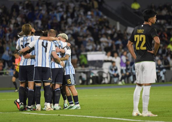 Argentina vs. Bolivia Photo by FOTOBAIRES Special Friendly Match from Córdoba Copyright: xJuanxJosexGarciaxJuanxJosexGarciax