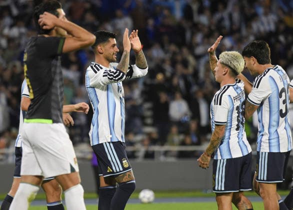 Argentina vs. Bolivia Photo by FOTOBAIRES Special Friendly Match from Córdoba Copyright: xJuanxJosexGarciaxJuanxJosexGarciax