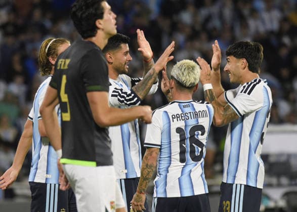 Argentina vs. Bolivia Photo by FOTOBAIRES Special Friendly Match from Córdoba Copyright: xJuanxJosexGarciaxJuanxJosexGarciax