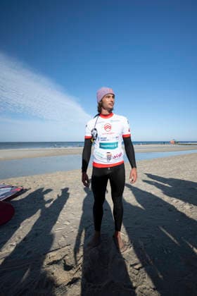 PWA Citroën World Windsurfing Tour Sylt 2026 Day 5 Slalom Foil Men Sylt Westerland, September 30, 2026 Lennert Neubauer Freestyle Men, Greece, GRE 734, the new Freestyle World Champion, PWA Citroën World Windsurfing Tour Sylt 2026, Day 5, Slalom Foil Men, on September 30, 2026, off Brandenburger Beach, motorboat on Sylt, Westerland, Germany Copyright: xBEAUTIFULxSPORTS AndreasxDickx