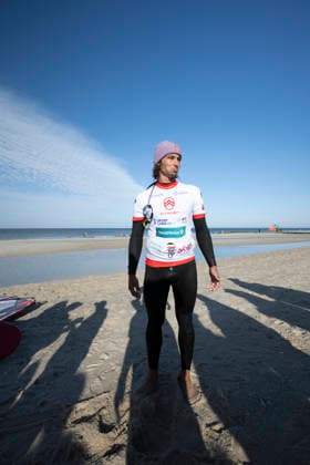 PWA Citroën World Windsurfing Tour Sylt 2026 Day 5 Slalom Foil Men Sylt Westerland, September 30, 2026 Lennert Neubauer Freestyle Men, Greece, GRE 734, the new Freestyle World Champion, at the PWA Citroën World Windsurfing Tour Sylt 2026, Day 5: Slalom Foil Men, on September 30, 2026, off Brandenburger Beach, motorboat on Sylt, Westerland, Germany Copyright: xBEAUTIFULxSPORTS AndreasxDickx