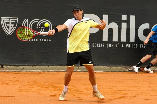 RECORD DATE NOT STATED fernandez (bra) contra midon (arg) pelo ATP, Tennis Herren challenger curitiba Curitiba (PR) 09 30 2026 - ATP Challenger Curitiba Fernandez Midon - Tennis player Lautaro Midon (ARG) against Bruno Fernandez (BRA) for the ATP Challenger Curitiba tournament, at the Graciosa Country Club on the afternoon of Wednesday, September 30, 2026.(Foto: Edson De Souza Thenews2 imago images) SPO  Copyright: xEdsonxDexSouzax